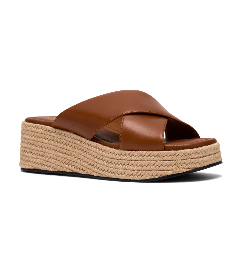 Clarks - Tessiah Mule Tan Leather